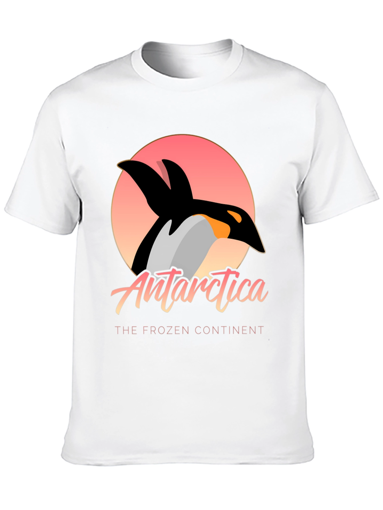 Antarctica Penguin Graphic Tee - Frozen Continent