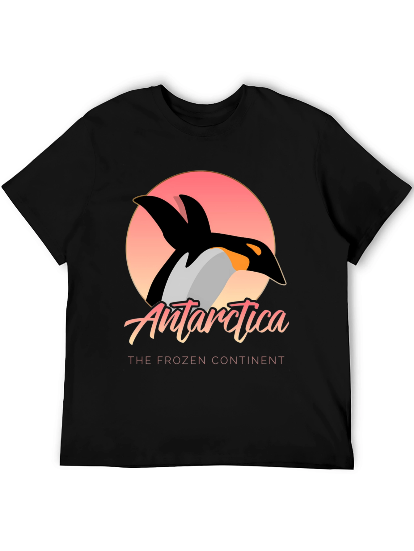 Antarctica Penguin Graphic Tee - Frozen Continent