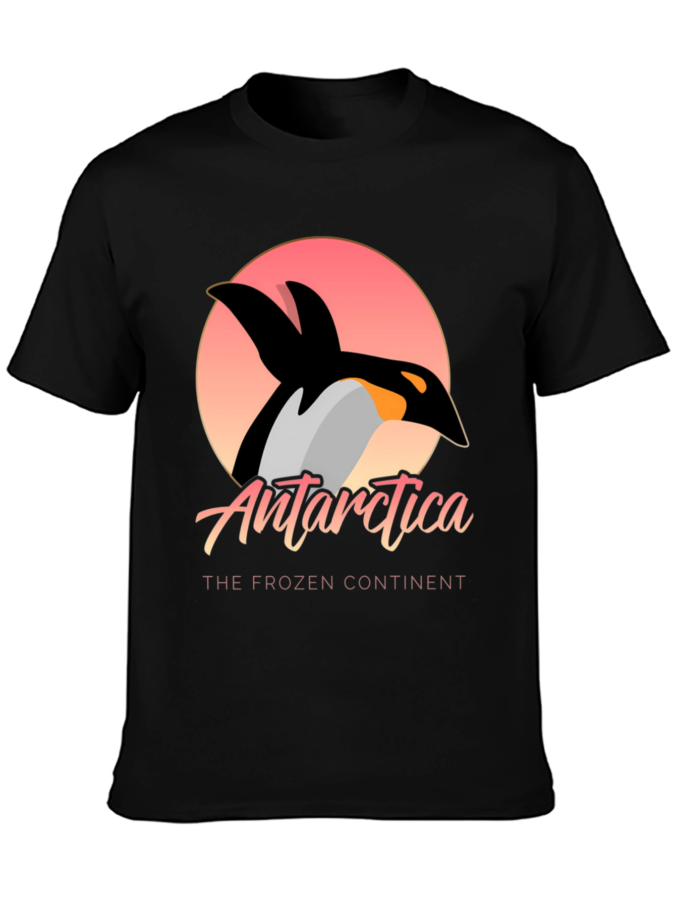 Antarctica Penguin Graphic Tee - Frozen Continent