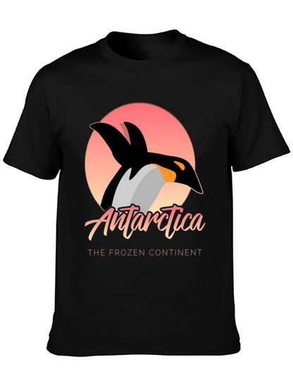 Antarctica Penguin Graphic Tee - Frozen Continent