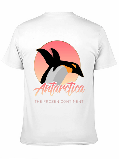 Antarctica Penguin Graphic Tee - Frozen Continent