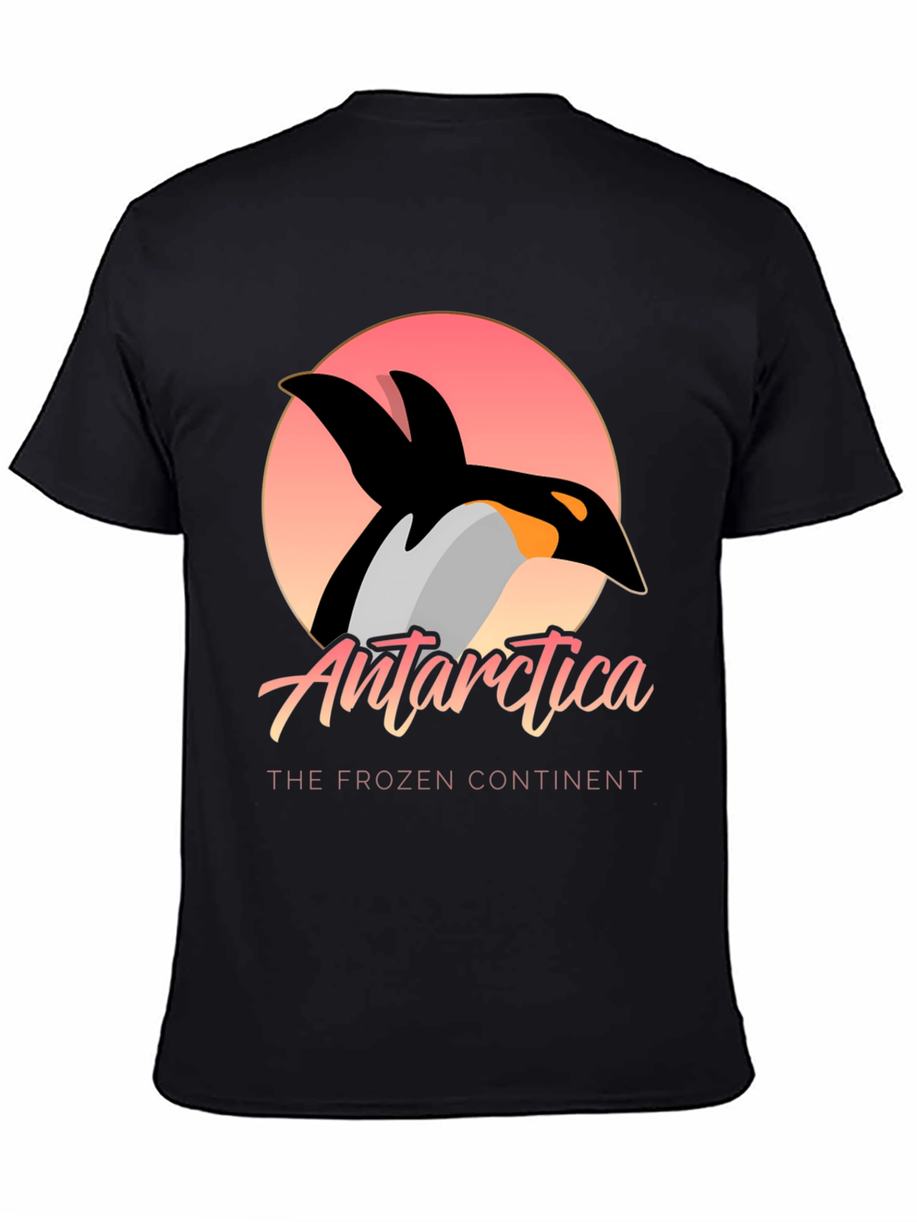 Antarctica Penguin Graphic Tee - Frozen Continent