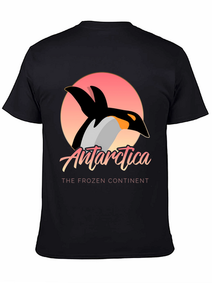 Antarctica Penguin Graphic Tee - Frozen Continent