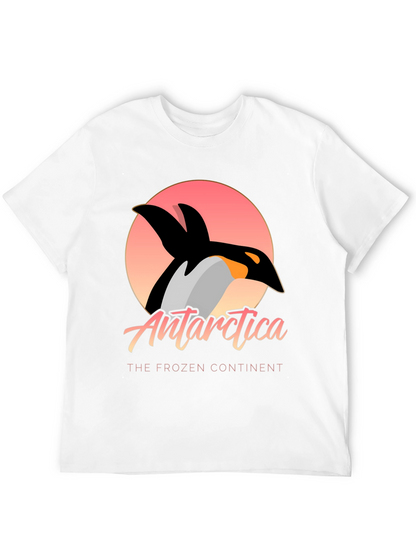 Antarctica Penguin Graphic Tee - Frozen Continent