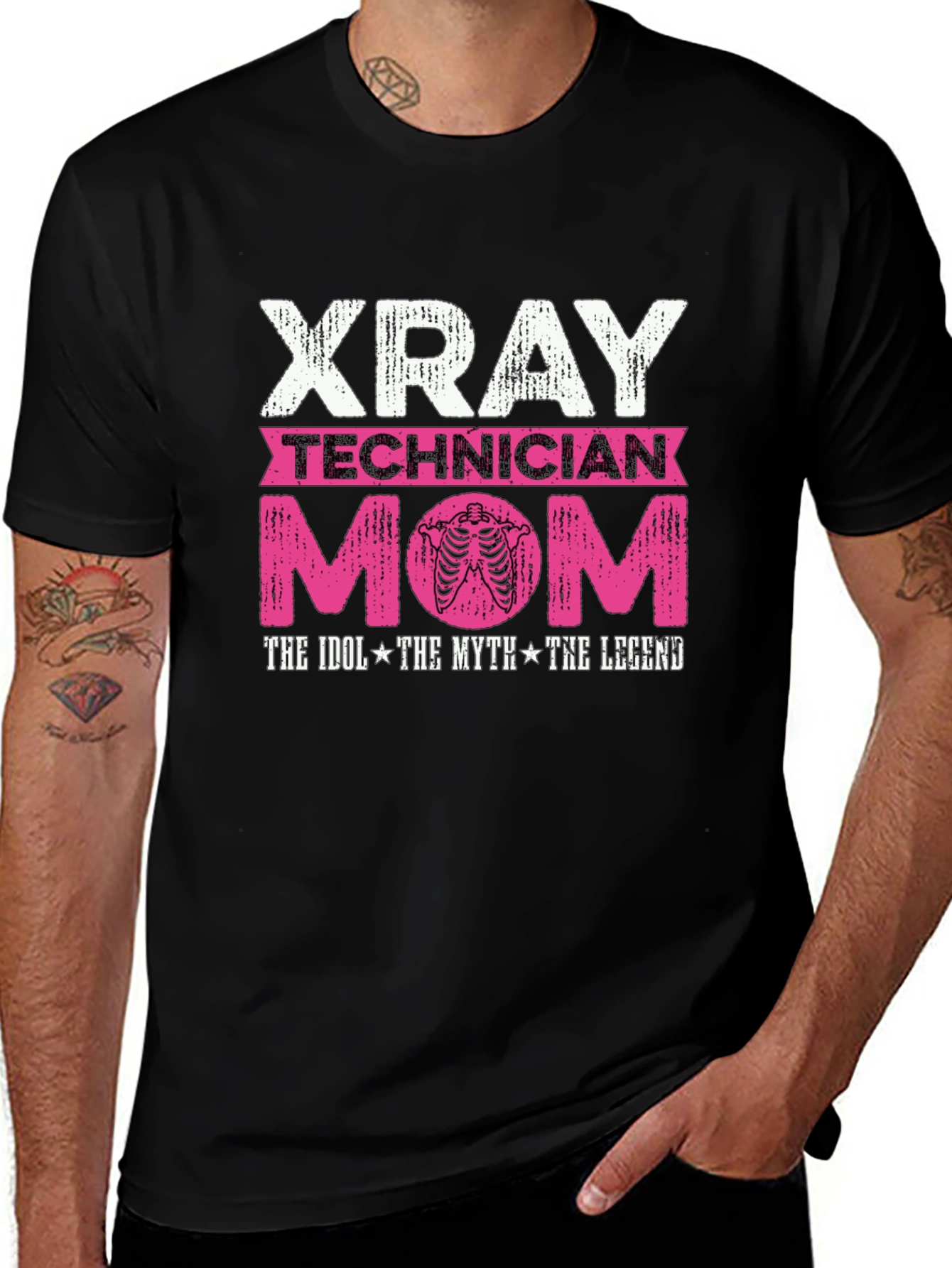 X-Ray Technician Mom Graphic T-Shirt