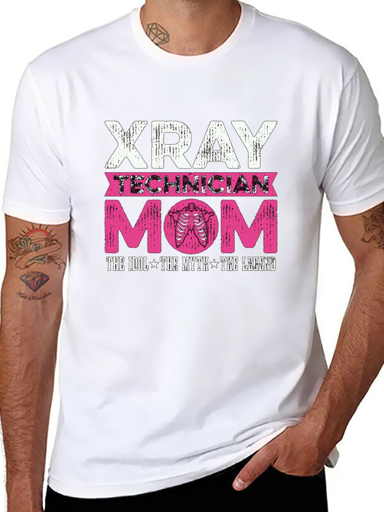 X-Ray Technician Mom Graphic T-Shirt