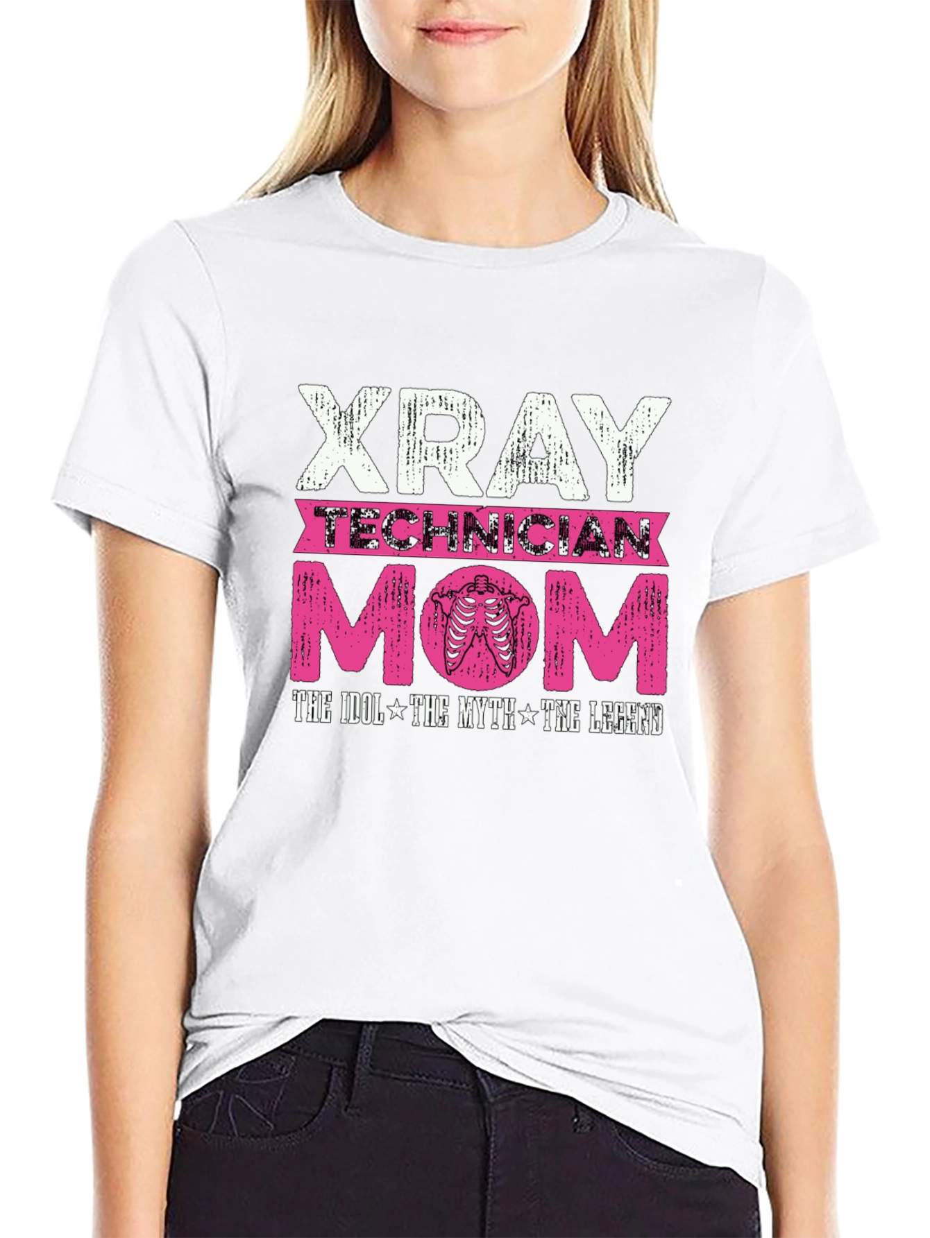 X-Ray Technician Mom Graphic T-Shirt