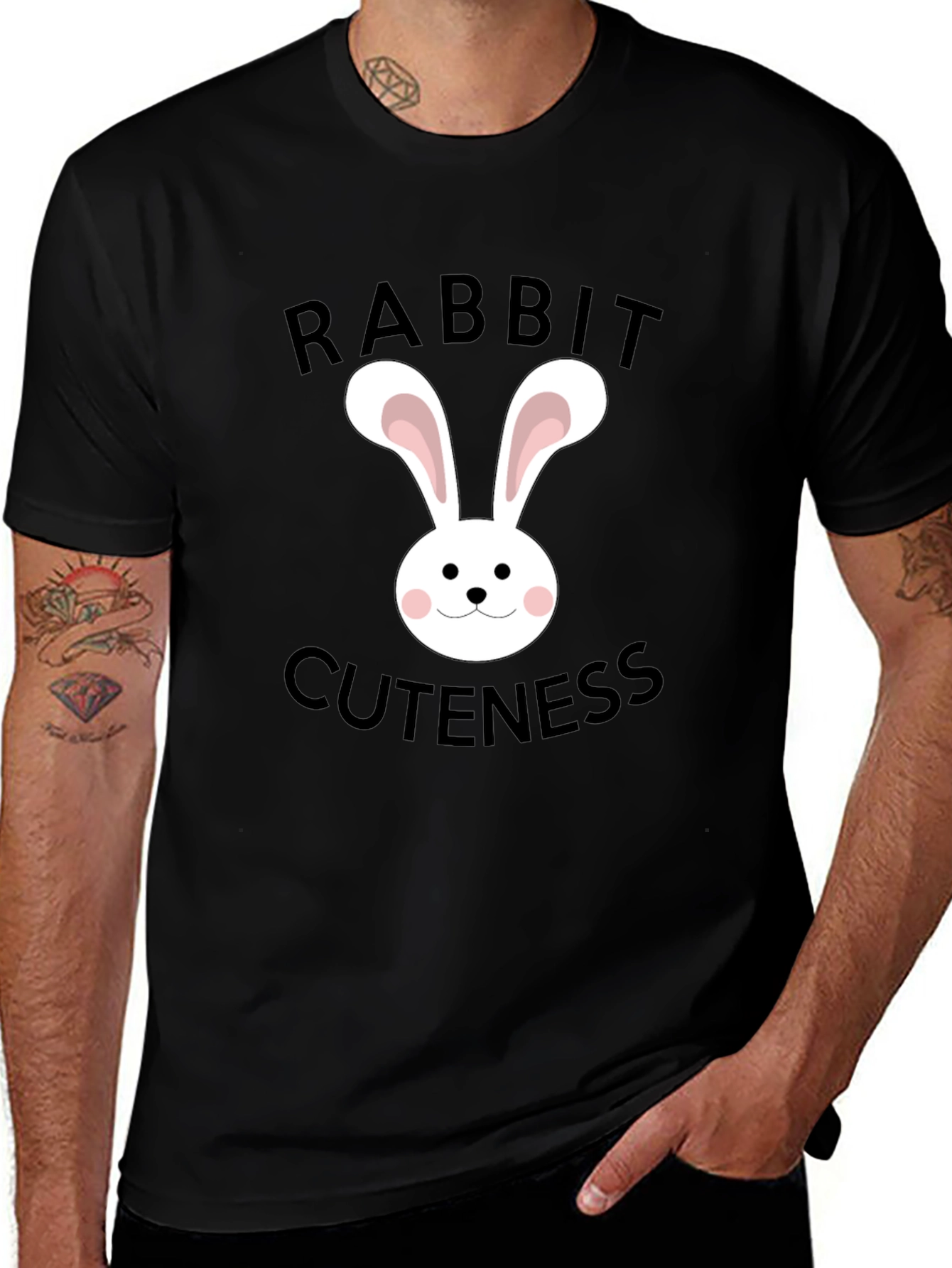 Rabbit Cuteness Graphic T-Shirt