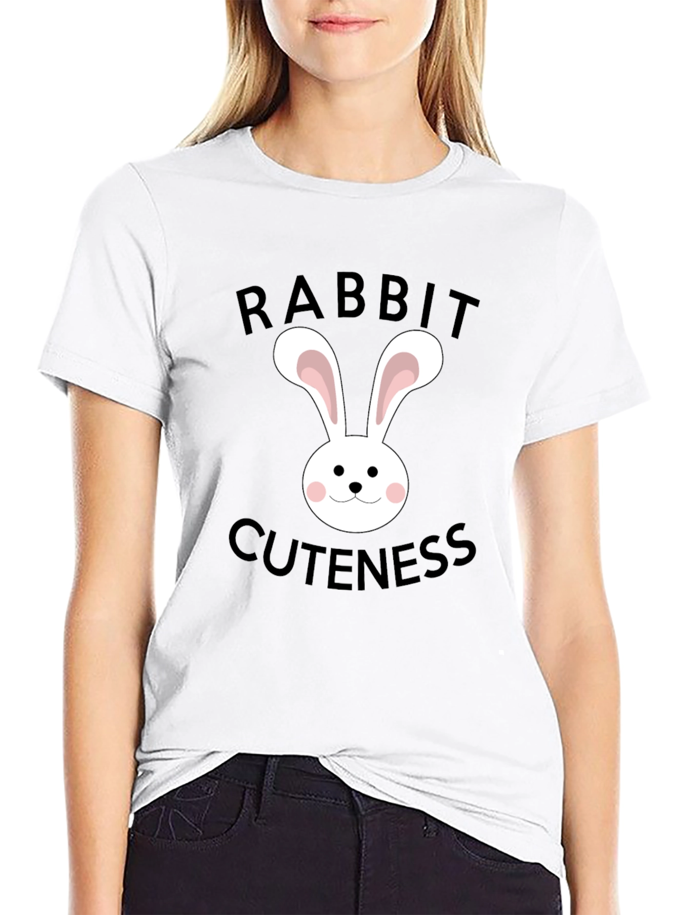 Rabbit Cuteness Graphic T-Shirt