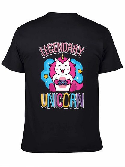 Legendary Unicorn Gamer Graphic T-Shirt