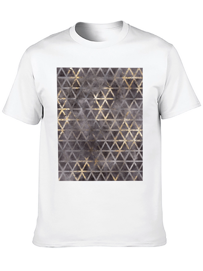 Geometric Triangle Print T-Shirt