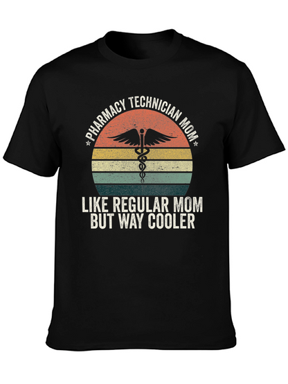 Pharmacy Technician Mom Graphic T-Shirt