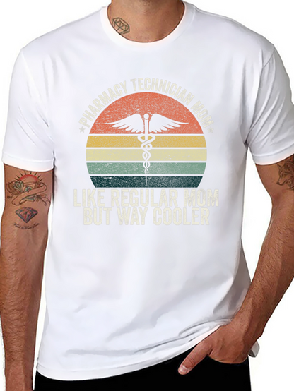 Pharmacy Technician Mom Graphic T-Shirt