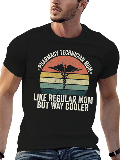 Pharmacy Technician Mom Graphic T-Shirt