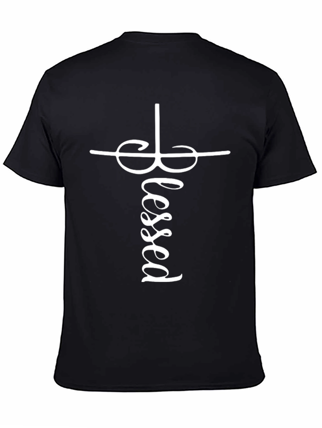 Blessed Cross Graphic Tee - Stylish Christian Apparel