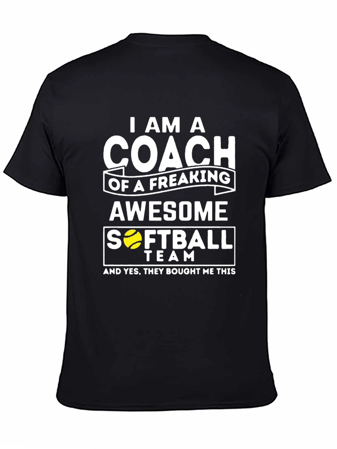 Awesome Softball Coach T-Shirt - Novelty Gift
