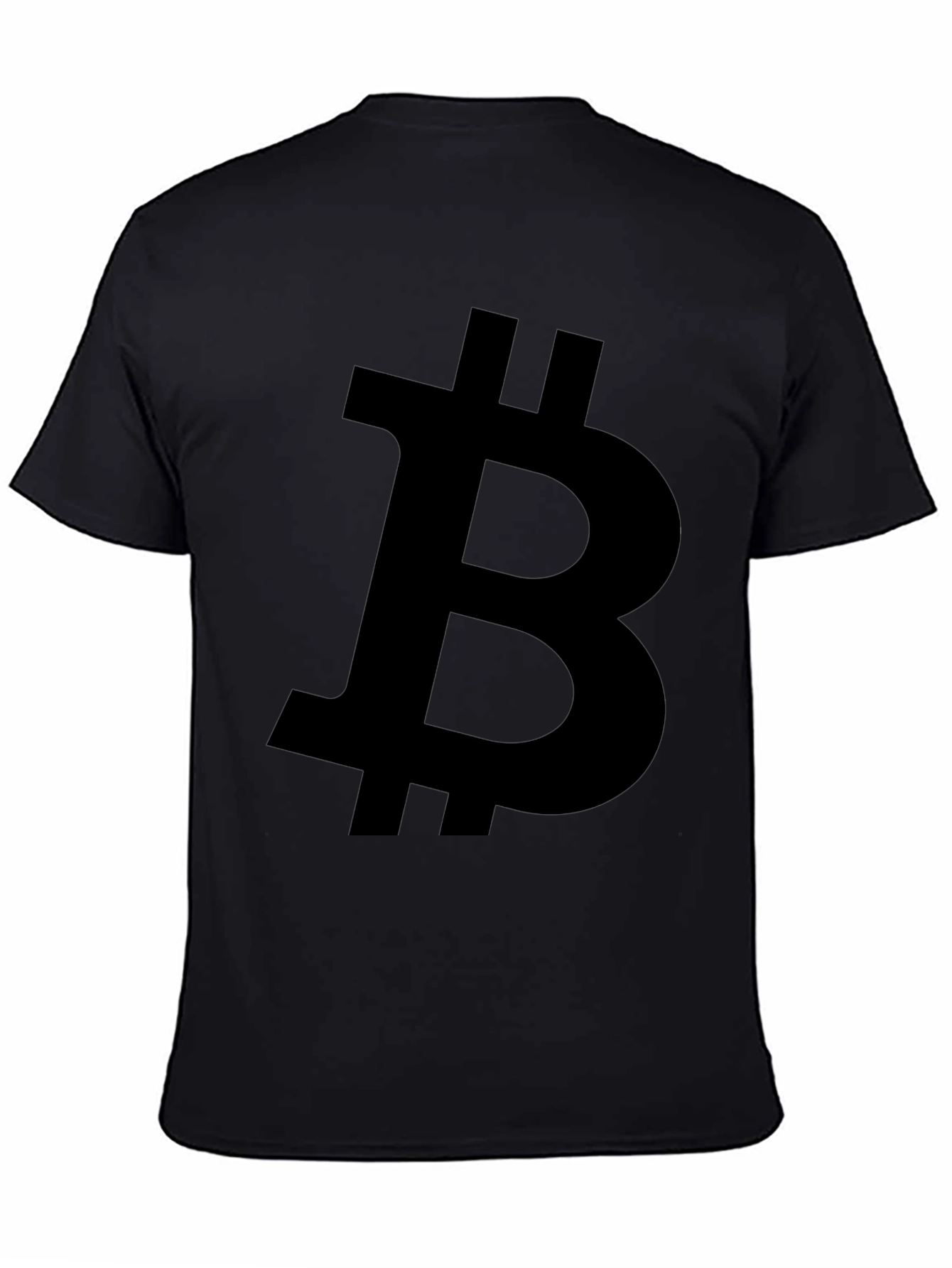 Bitcoin Logo Black T-Shirt - Crypto Currency