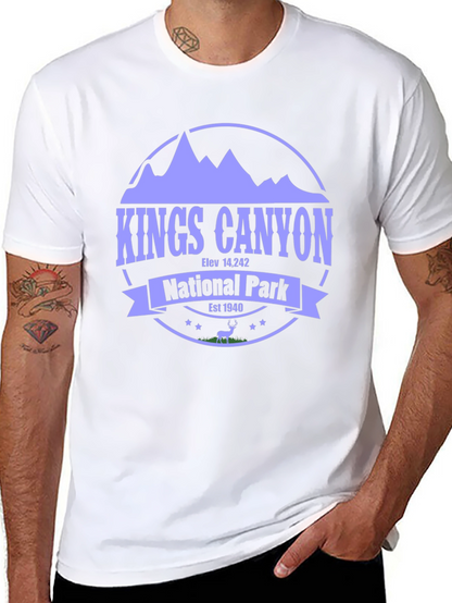 Kings Canyon National Park Black T-Shirt