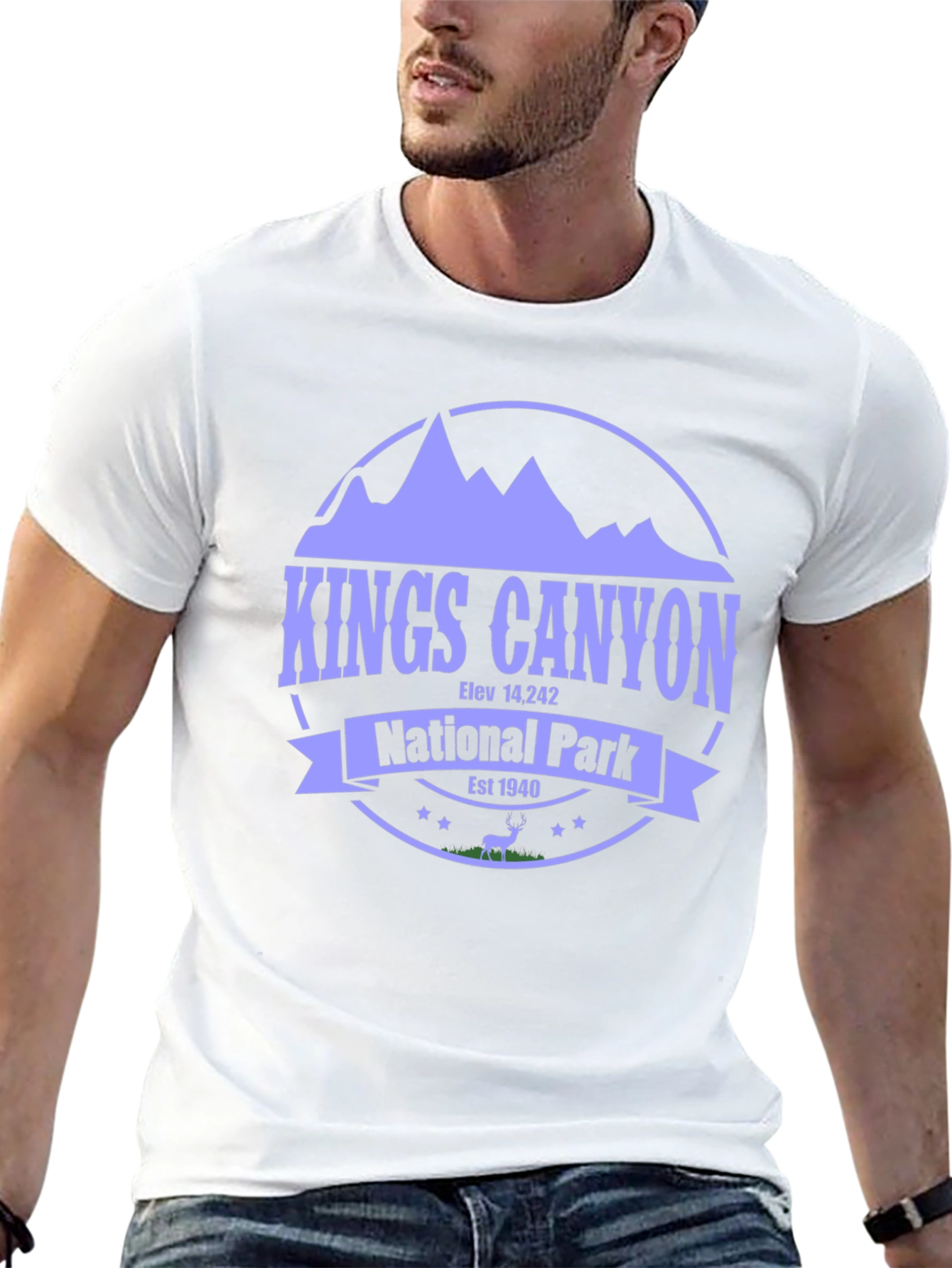 Kings Canyon National Park Black T-Shirt