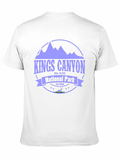 Kings Canyon National Park Black T-Shirt