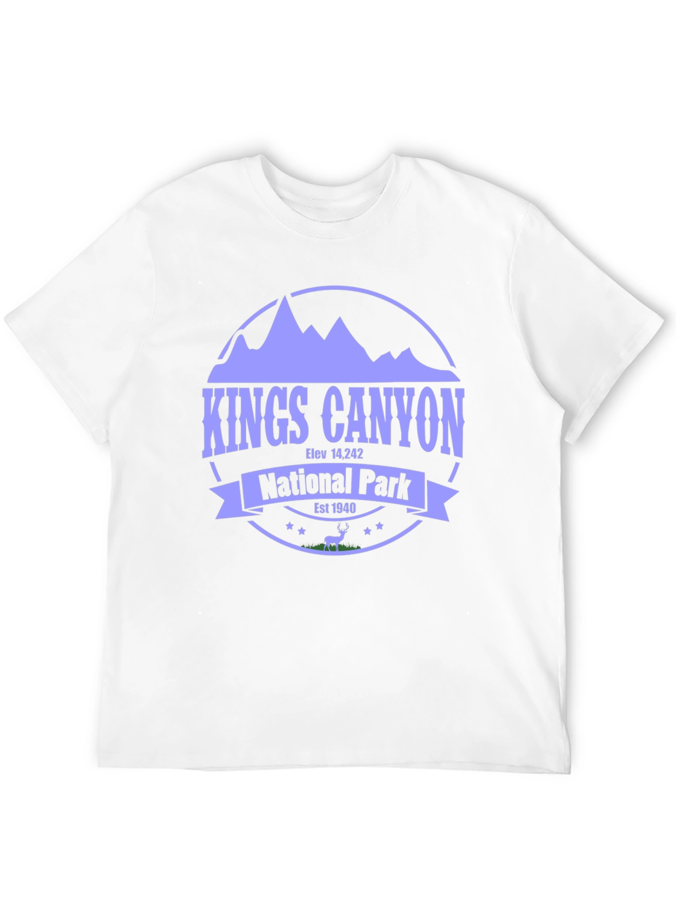 Kings Canyon National Park Black T-Shirt