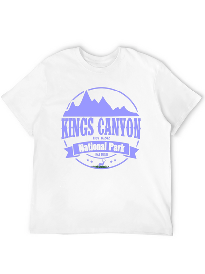 Kings Canyon National Park Black T-Shirt