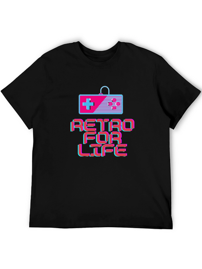 Retro For Life T-Shirt - Gamer Edition