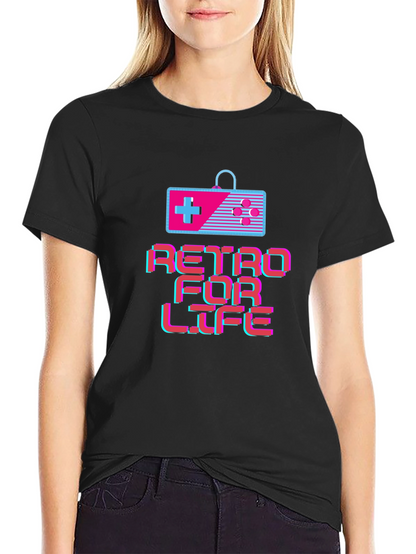 Retro For Life T-Shirt - Gamer Edition