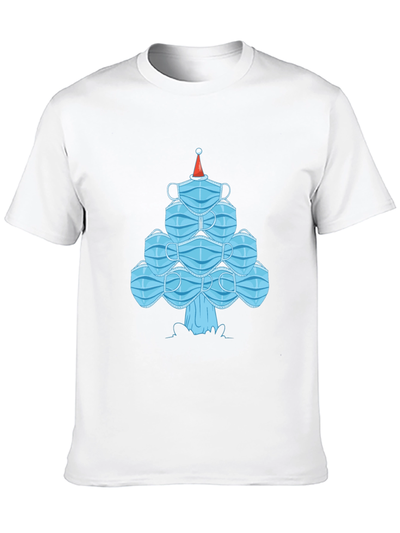Christmas Mask Tree Tee - Holiday Gift