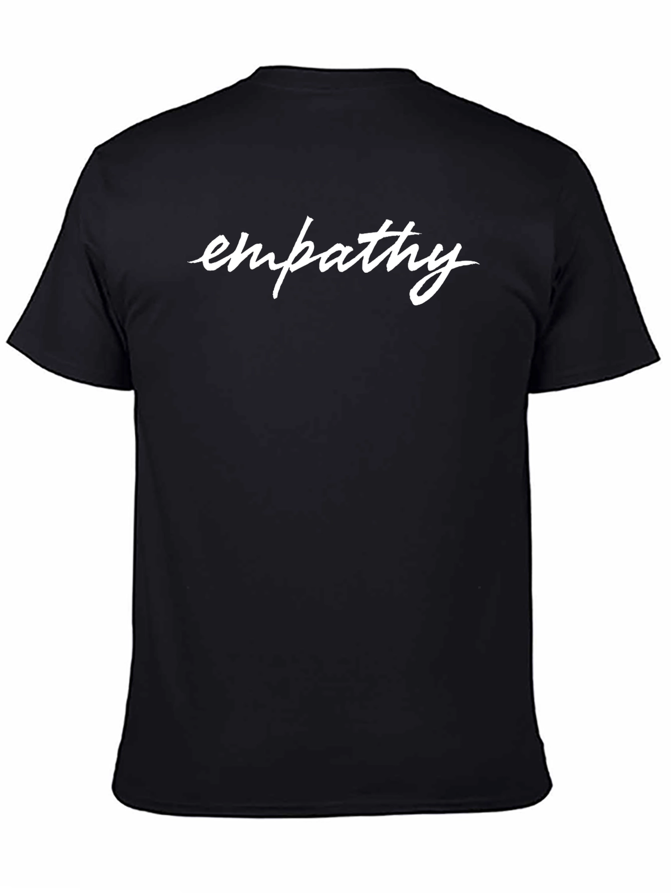 Empathy Black T-Shirt - Classic Crew Neck Tee