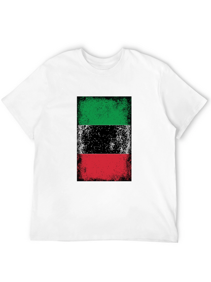 Kuwait Flag T-Shirt Grunge Style
