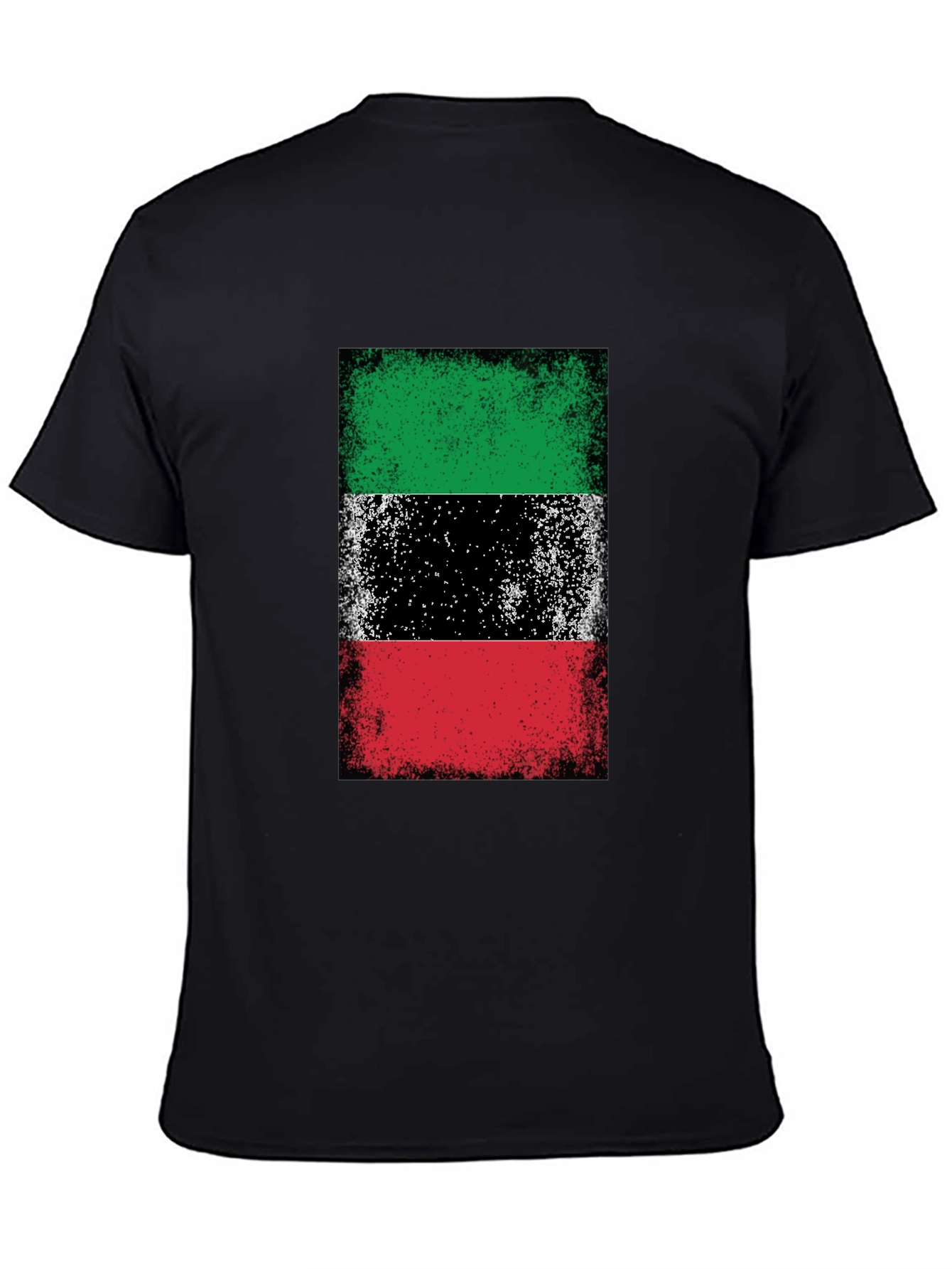 Kuwait Flag T-Shirt Grunge Style