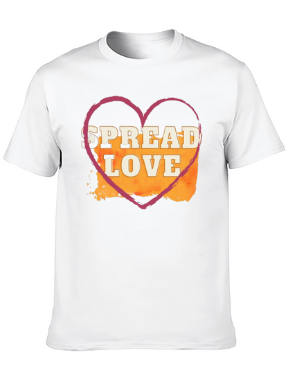 Spread Love T-Shirt - Heart Graphic Tee