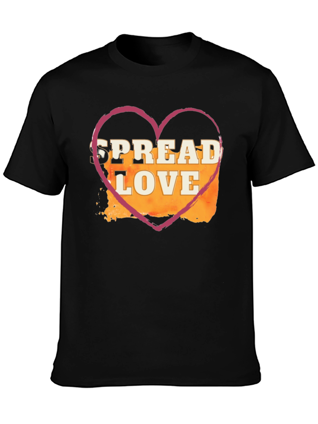 Spread Love T-Shirt - Heart Graphic Tee