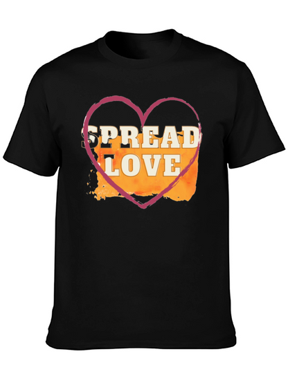 Spread Love T-Shirt - Heart Graphic Tee