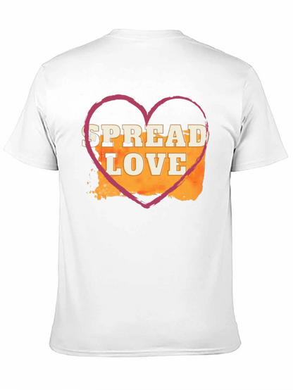 Spread Love T-Shirt - Heart Graphic Tee