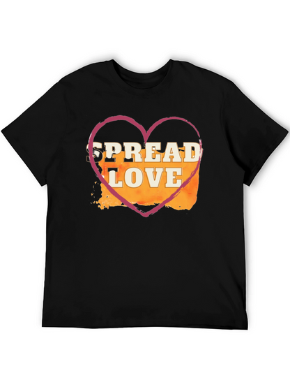 Spread Love T-Shirt - Heart Graphic Tee