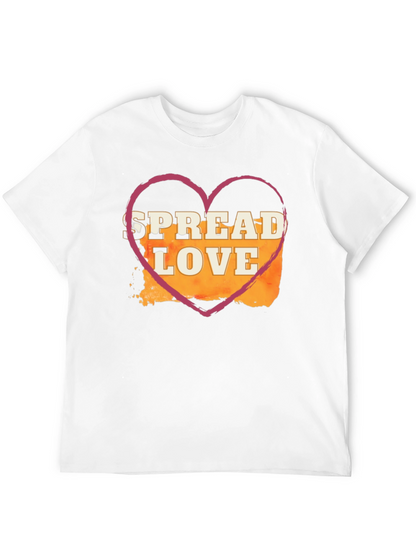 Spread Love T-Shirt - Heart Graphic Tee