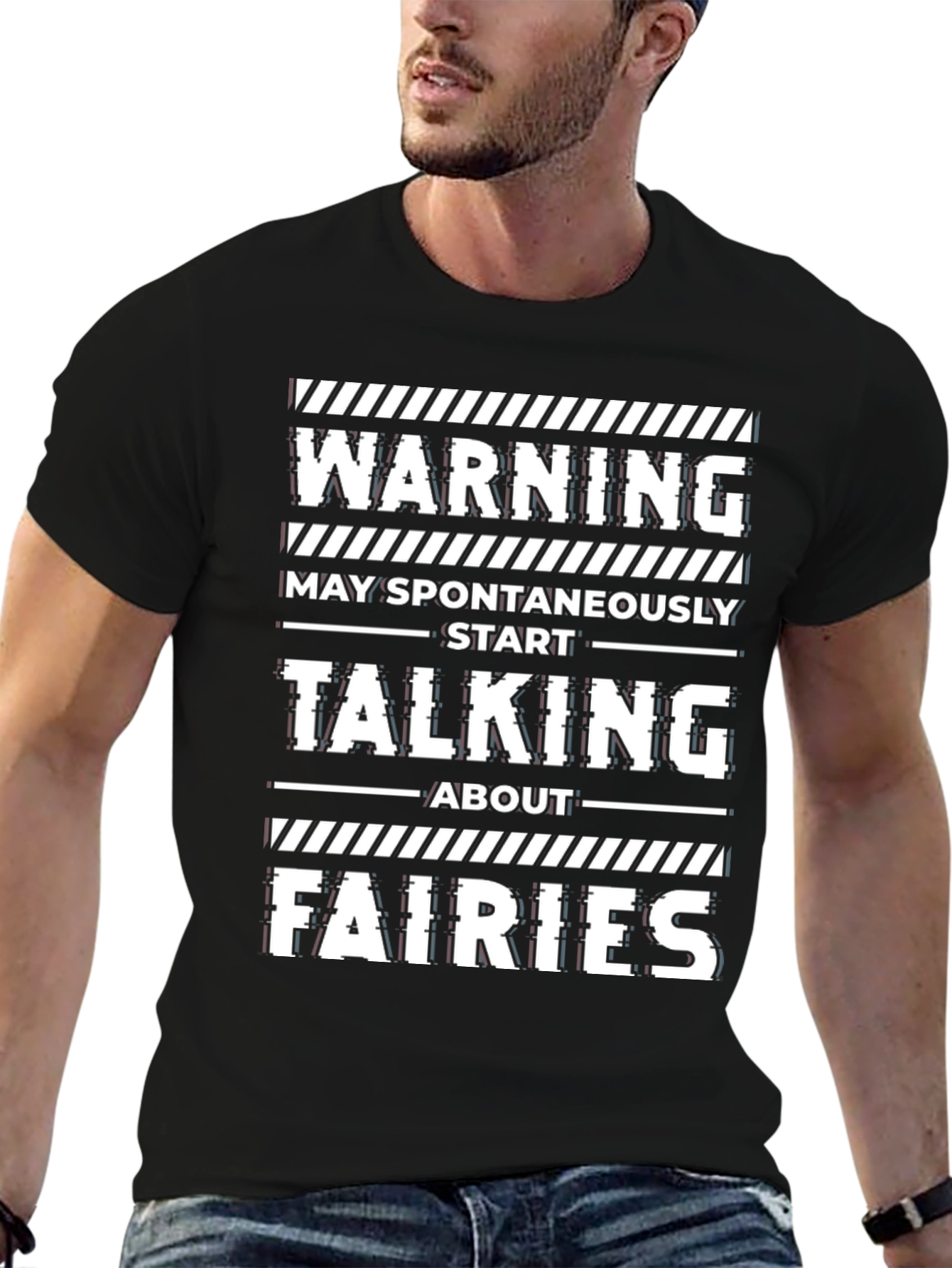 Warning: May Spontaneously Talk About Fairies T-Shirt