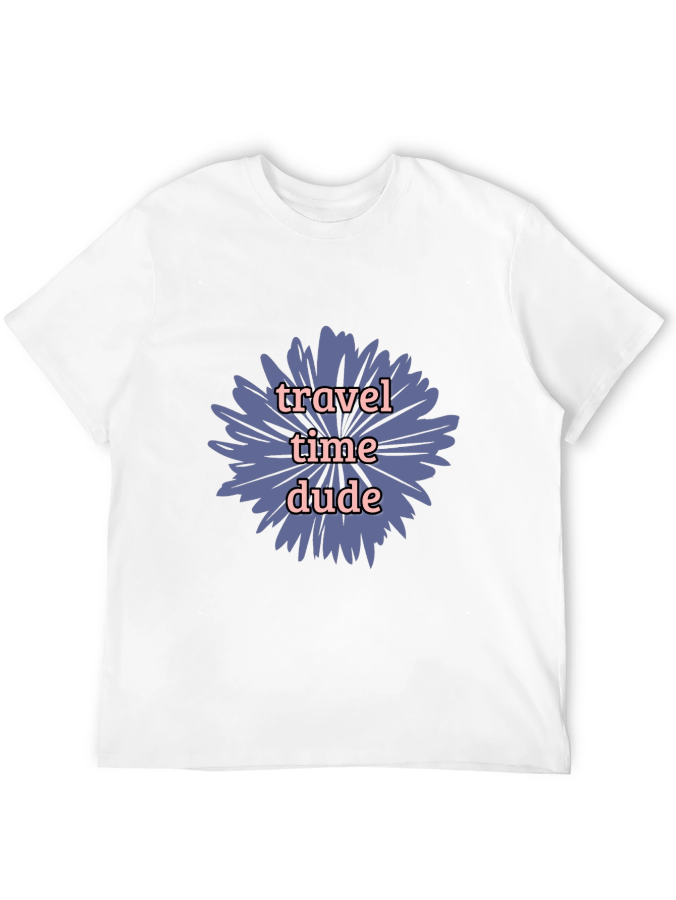 Travel Time Dude Graphic Tee - Black