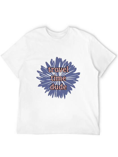 Travel Time Dude Graphic Tee - Black