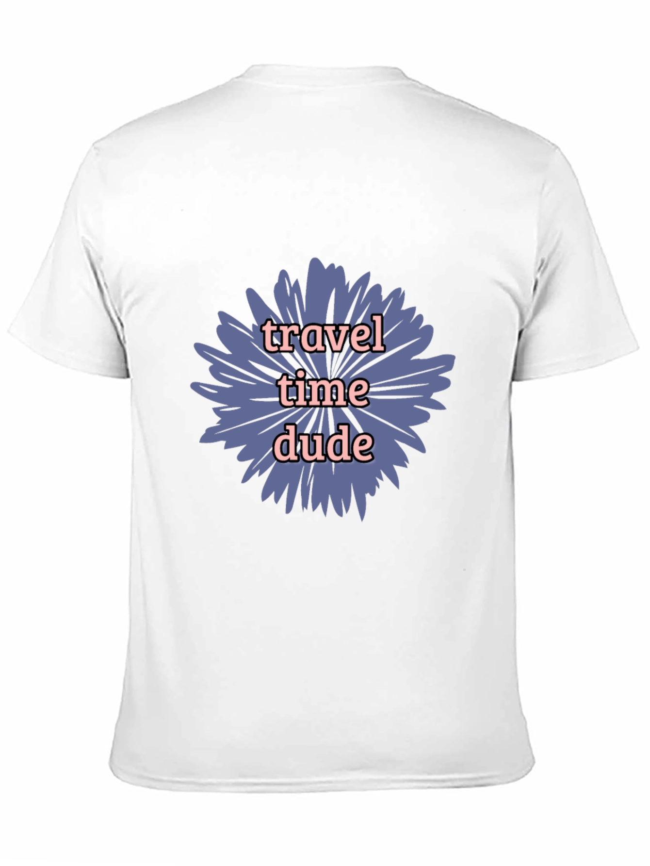 Travel Time Dude Graphic Tee - Black