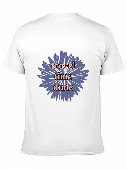 Travel Time Dude Graphic Tee - Black