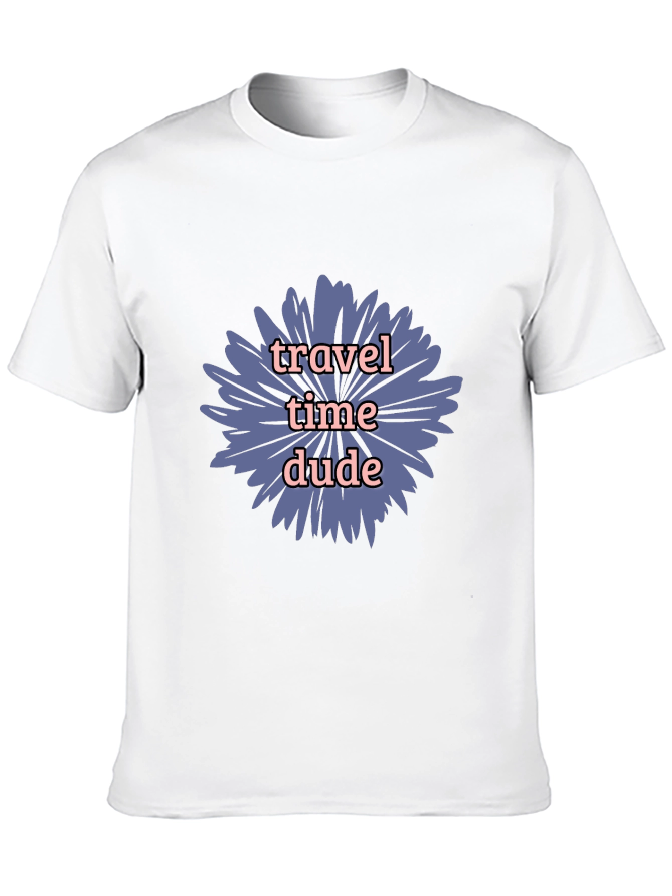 Travel Time Dude Graphic Tee - Black