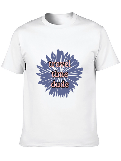 Travel Time Dude Graphic Tee - Black