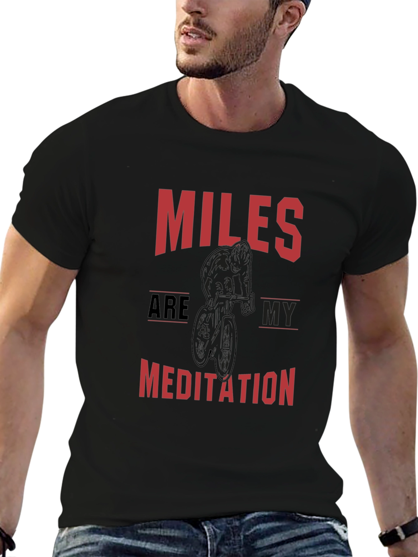 Miles are My Meditation Graphic Tee