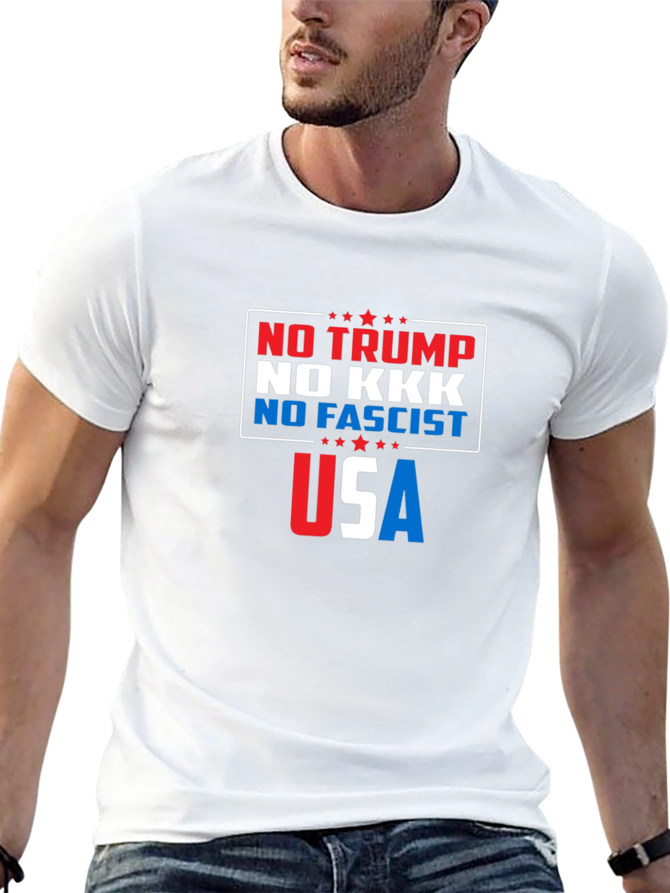 No Trump No KKK No Fascist USA T-Shirt