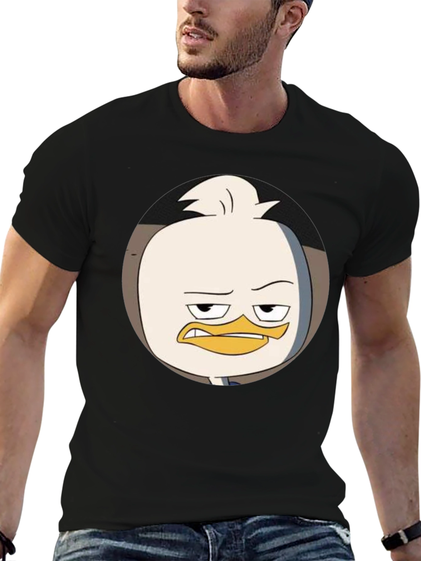 Huey Duck T-Shirt -  Cartoon Character Tee