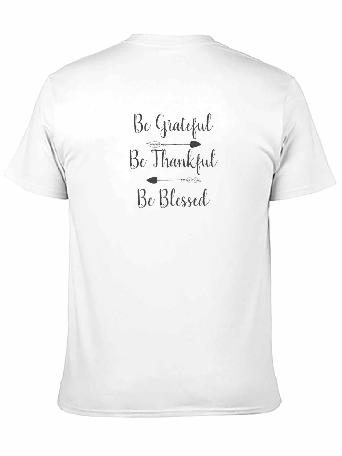 Be Grateful Graphic Tee - Black