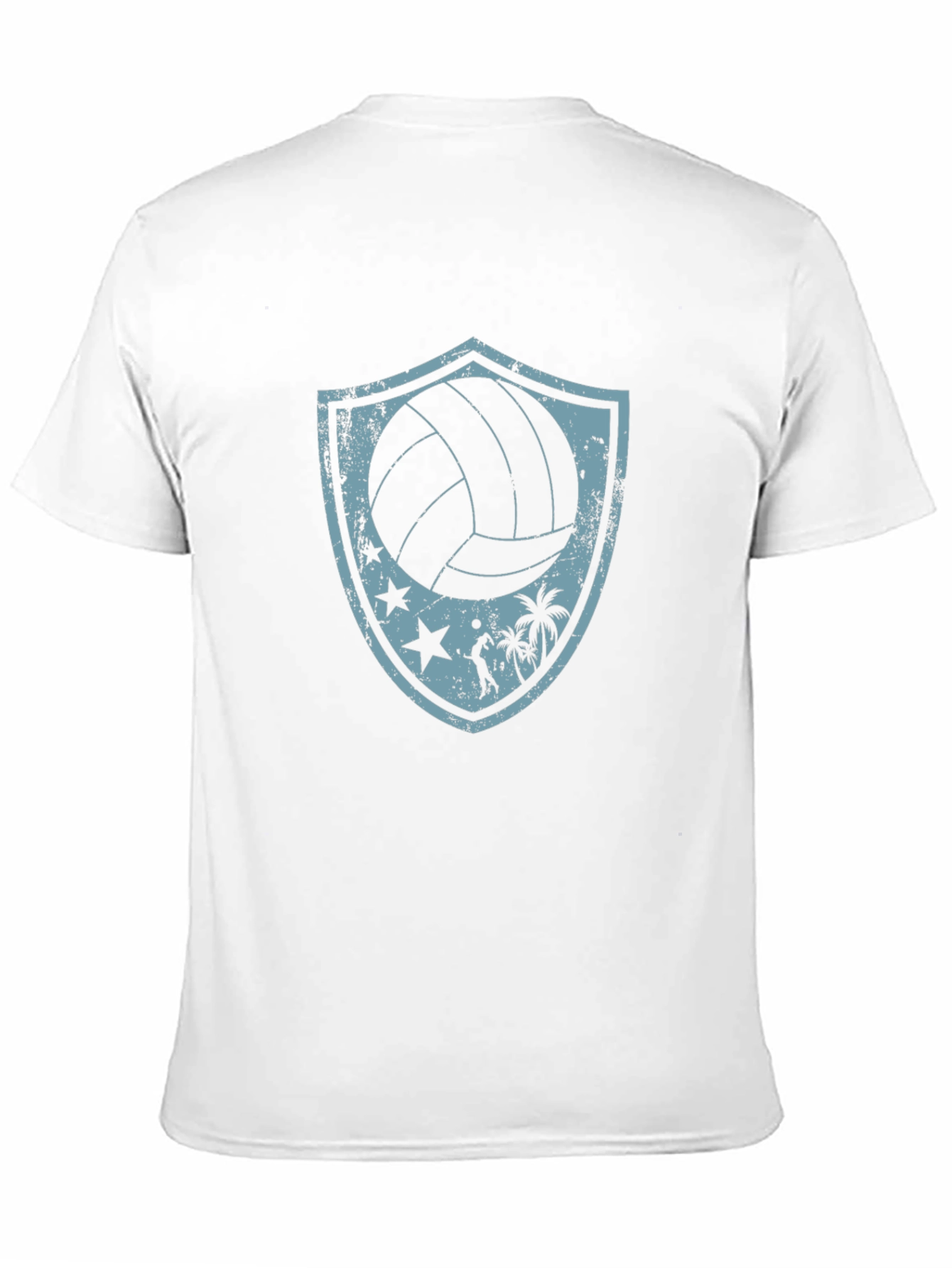 Volleyball Beach Shield Graphic T-Shirt